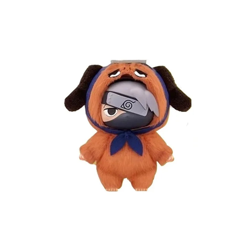 Bandai EAKI Naruto Blind Box Shippuden Party Series Uzumaki Stuffed Plush Bag Pendant Ornament Doll Toy Collection Birthday Gift