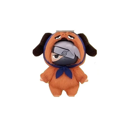 Bandai EAKI Naruto Blind Box Shippuden Party Series Uzumaki Stuffed Plush Bag Pendant Ornament Doll Toy Collection Birthday Gift