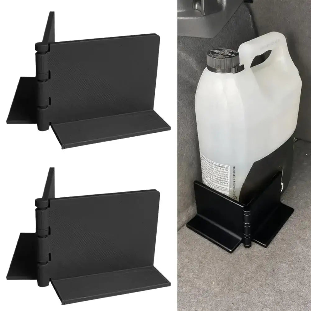 Universal Non-Drilling Car Trunk Fixing Bracket (2pcs) Heavy Duty Anti-Slip Rubber Buckle Cargo Organizer for Sedan & SUV