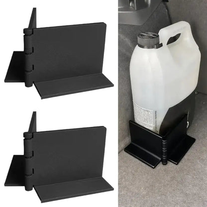Universal Non-Drilling Car Trunk Fixing Bracket (2pcs) Heavy Duty Anti-Slip Rubber Buckle Cargo Organizer for Sedan & SUV