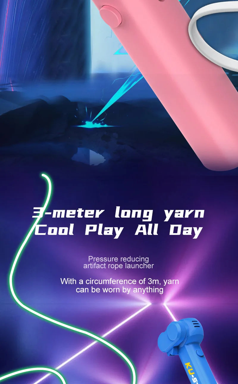 Reduce stress luminous rope outdoor toys  boys games party birthday gifts  juegos de viaje para niños parent-child interaction