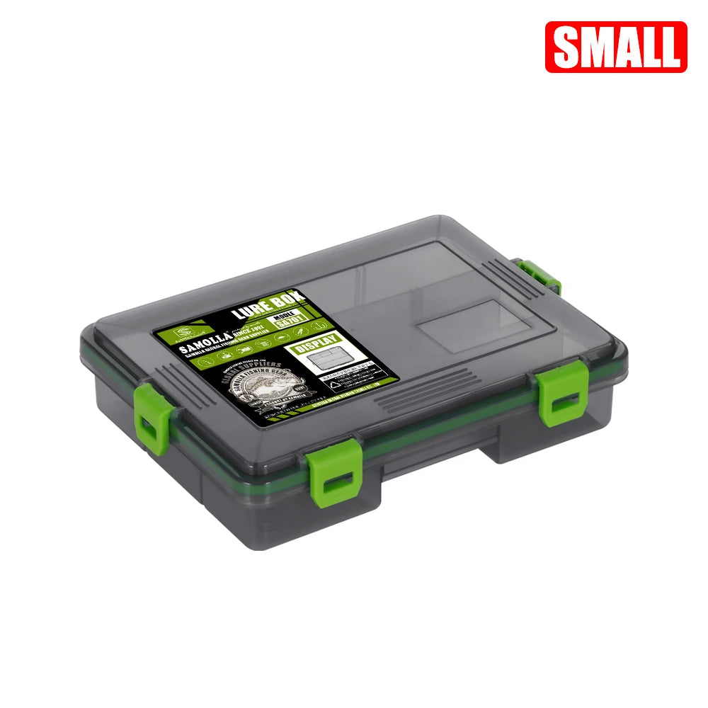 SAMOLLA Fishing Tackle Waterproof Box Lure Storage Lure Hook Boxes Baits Container Storage Case Fishing Accessories