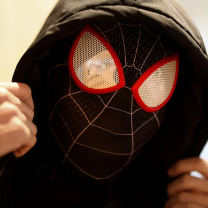 Spider man Masks Superhero Miles Morales SpiderMan Cosplay Mask for Adults Boys Girls Carnival Halloween Cosplay Costume Props