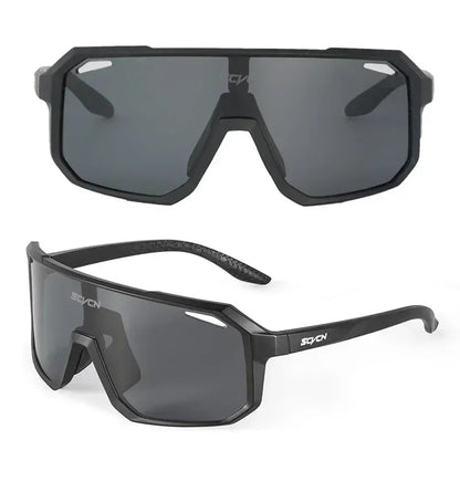 SCVCN New Sports Men UV400 Cycling Glasses Bike Sunglasses Outdoor Eyewear  MTB Bicycle Women Riding Hiking Goggles