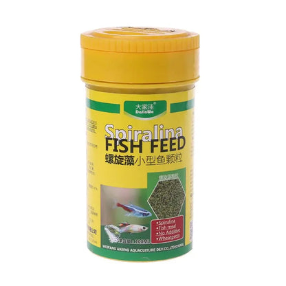 Spirulina Food Tropical Fish Nutrition For Aquarium Fish Tank Color Enhanced Food D0AC