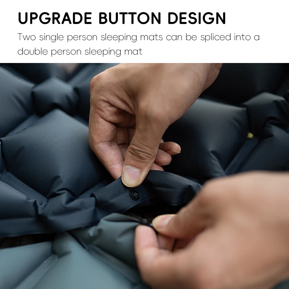 TARKA Inflatable Camping Mats Sleeping Pad Outdoor Tourist Air Cushion With Pillow Self-Inflating Mattress For Hiking Picnic