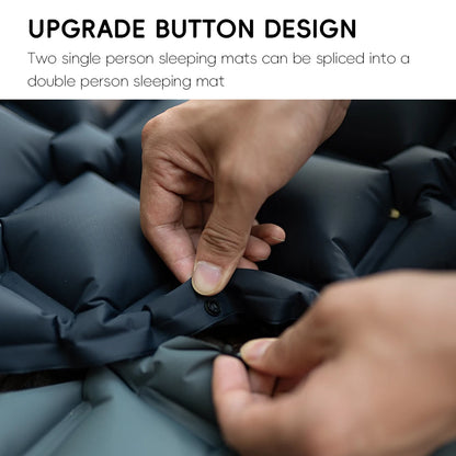 TARKA Inflatable Camping Mats Sleeping Pad Outdoor Tourist Air Cushion With Pillow Self-Inflating Mattress For Hiking Picnic