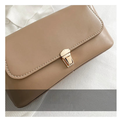 Women's Shoulder Bag Handbag Retro Underarm Bag Fashion Simple Solid Color New Hand Shoulder Bag