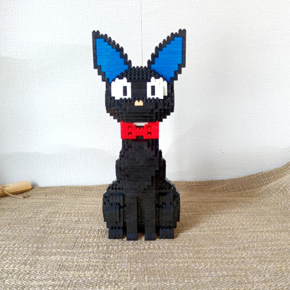 Charming Shiba Inu or Black Cat Building Block Kit (in bag) Delightful Pet Models for Creative Unique Gift Idea Decorative Piece