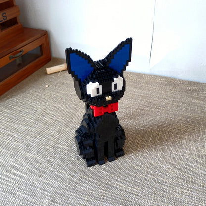 Charming Shiba Inu or Black Cat Building Block Kit (in bag) Delightful Pet Models for Creative Unique Gift Idea Decorative Piece