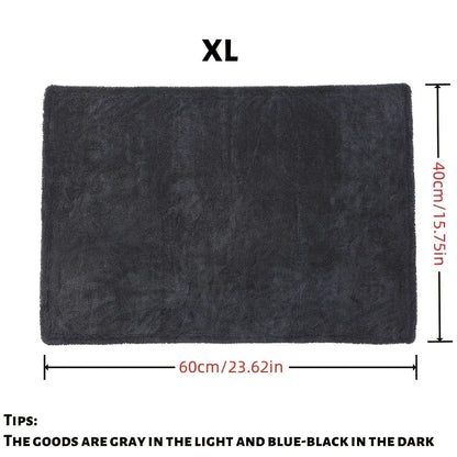 1400GSM 1/2pcs XXL Microfiber Car Drying Towel - Large Double-Sided Twisted Loop Cloth, Ultra Absorbent, Quick Dry, Streak-Free