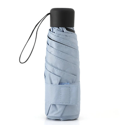 Ultralight Mini Pocket Women's Small Windproof Folding Umbrella Travel Compact Rain Men's Umbrella Sunscreen Umbrella Outdoor Um