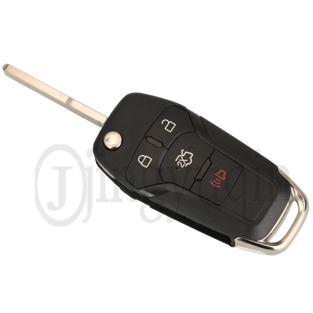 jingyuqin N5F-A08TAA Flip Remote Car Key 315MHz ID49-7945P Chip For Ford Fusion 2013-2016 Fob 2/3/4 Butttons Keyless Entry HU101