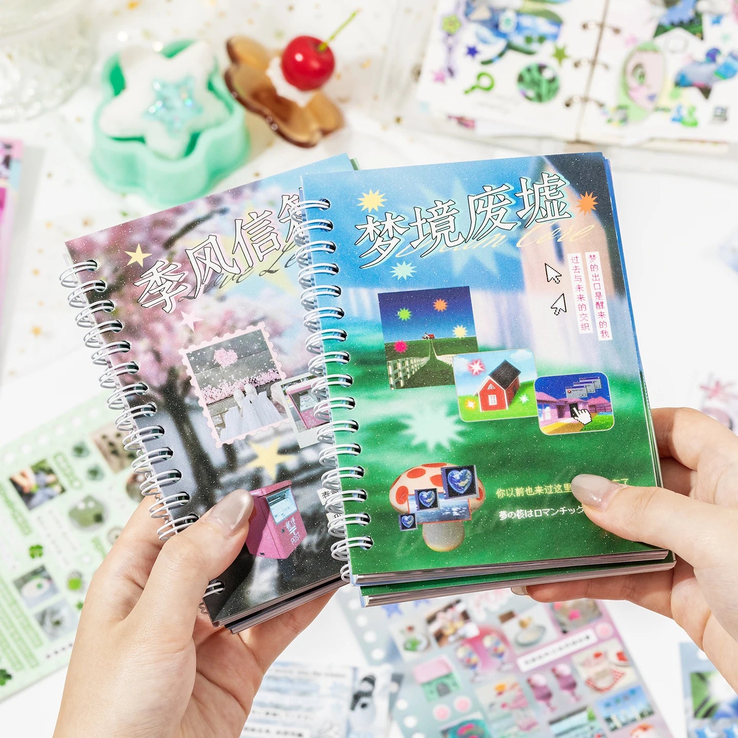 2Style 30 pieces/bag Time Reshaping Cut Film Coil Sticker Book Handbook Material Sticker DIY Photo Frame Scrapbook Notebook Cup