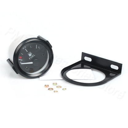 Vehicle Meter 12V Automobile Car Gauge 2" 52mm Water Temp Oil Temp Oil Press Fuel Volts Oil press kg Ammeter Gauge Black Shell