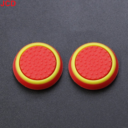 JCD 2pcs For PS3 PS4 PS5 Xbox one/360/Series S X Switch Pro Game Controllers Thumb Silicone Stick Grip Cap Cover Accessory