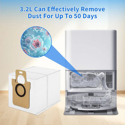 Dust Bag For Dreame L10s Ultra/L10 Ultra/L30 Ultra/L20 Ultra/L20 Pro/S10/S10 Pro/S20/X10/X20/W10S/W10S Pro Vacuum Spare Parts