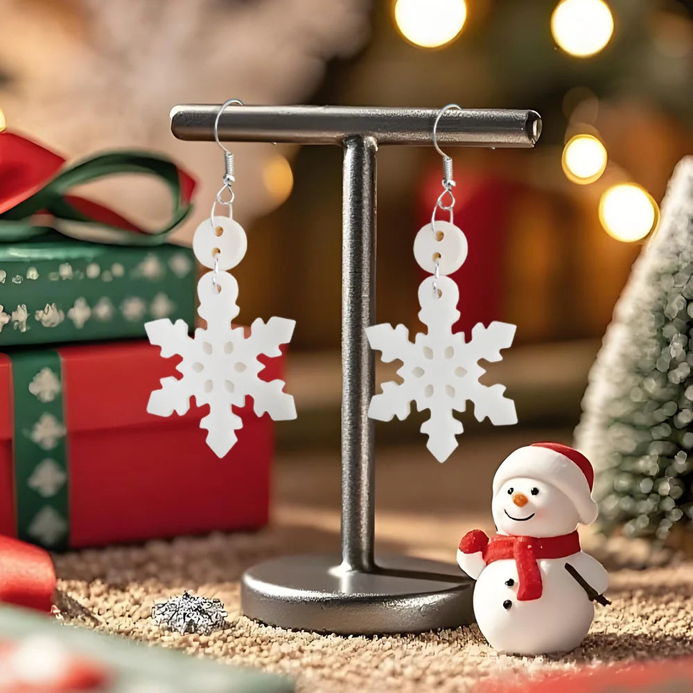 Christmas Silicone Resin Earring Molds with Holes Jewelry Pendant Mold Halloween DIY Ornaments Bracelet Gifts Macking Mould Kit