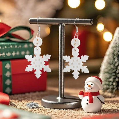 Christmas Silicone Resin Earring Molds with Holes Jewelry Pendant Mold Halloween DIY Ornaments Bracelet Gifts Macking Mould Kit