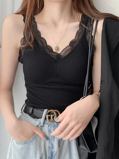 Thermo Thick Slimming Undershirt Thermal Underwear Inner Vest For Women Warm Winter Sexy Lace Sleeveless Tank Tops Padded Bra