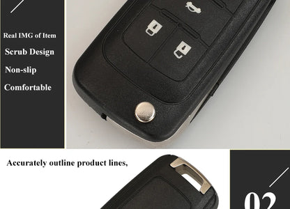 jingyuqin 2/3/4/5 Buttons Car Remote Key DIY for OPEL/VAUXHALL Astra J Corsa E Insignia Zafira C 2009-2016 315 / 433MHz PCF7937E