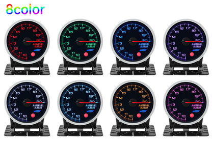 Universal Auto 12V 52mm 8 Color Racing Car Oil Pressure Water Oil Temp EGT Exhaust Temp Turbo Boost Tachometer Gauge Meter