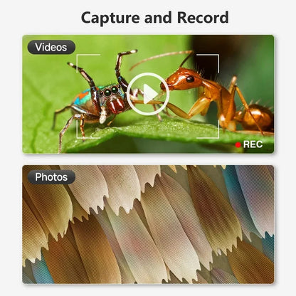 1600X USB Microscope 1080P HD Soldering Microscope with 8LEDs Compatible with Android, Mac, Windows (X4)