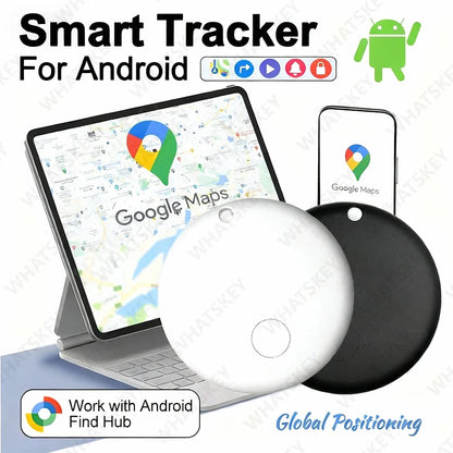 Android Anti-lose Tracker for Google Find My Positioning Far Away Finder Voice Locate Suitcase Keys Bag Toys Smart Airtag