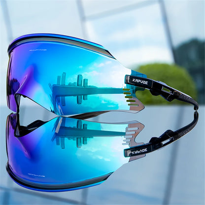 2025 Kapvoe Sport Sunglasses Road Bike Mountain Bicycle Cycl Glasses Riding Goggle Sports Eyewear for Man Women Cycling Glasses