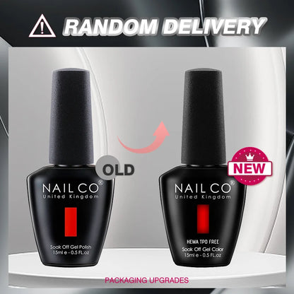 NAILCO 15ml HEMA FREE TPO FREE Top Base Coat Nail Gel Polish Supplies Vernis Semi Permanent Nail Art Manicure Gel Ongle UV Nails