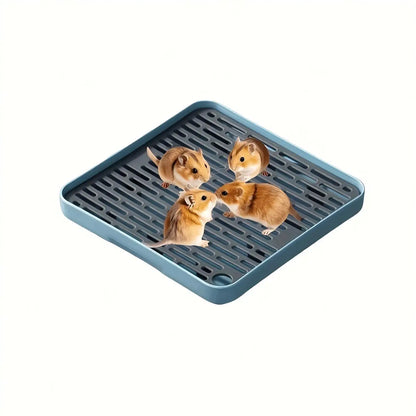 1pc Rabbit Litter Box Small Pet Toilet Tray Bunnie Corner Toilet Box For Ferret Hamster Dragon Cat Guinea Pig Dutch Pig Supplies