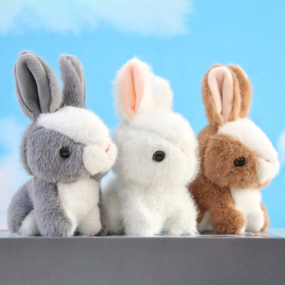 Ultrasoft Stuffed Animal Plush Bunny Rabbit Toy for Kids Girl Lovely Animal Doll Baby Toy Plushie Handbag Ornament Pendant