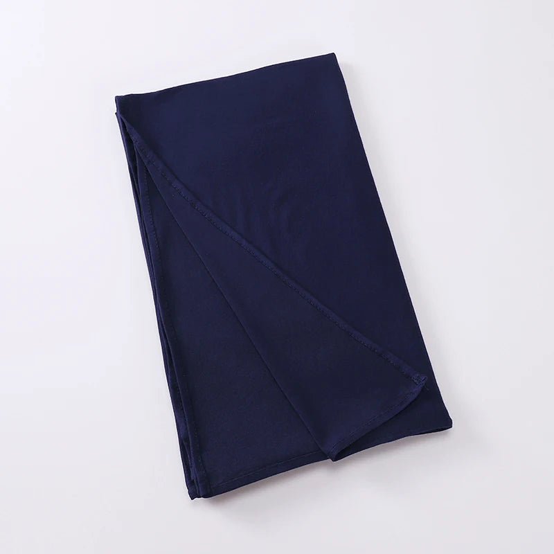Premium Jersey Instant Hijab Good Stitch Stretchy Jersey Scarf Malaysia Wraps Plain Muslim Turban Headband Shawls Supplier