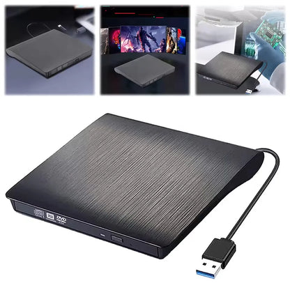 Drive Enclosure 12.7/9.5mm USB 3.0 Type C SATA External DVD CD-ROM RW Player Optical Drives Enclosure Case for Laptop PC Desktop