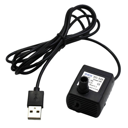 Pet Water Fountain Pump Dispenser Drinking Fountain Replacement Accessories DC 5V USB 40dB Ultra-quiet for Fountain Aquarium