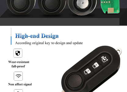 Car Remote Key For Delphi & Marelli Fiat MPV Bravo/Ducato 500 Doblo Qubo Grande Punto Citroen Jumper Peugeot Boxer 433.92 ID46