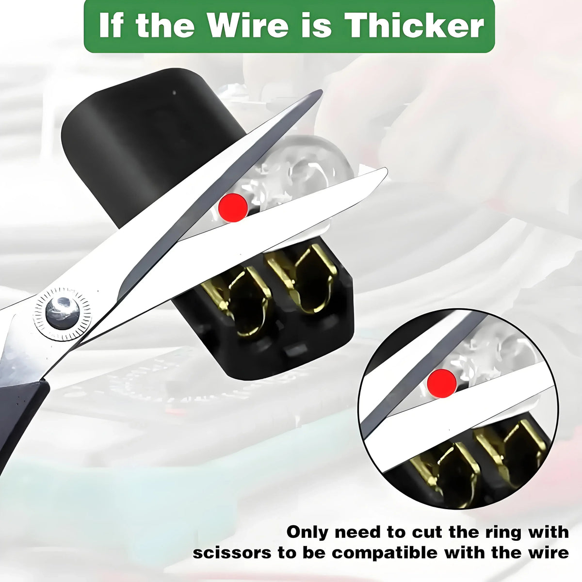 10/20/30/50/100 Pcs 2 Pin Compact Wire Terminals No Wire-Stripping Required Wire Connectors Quick Splice Wire Wiring Connector