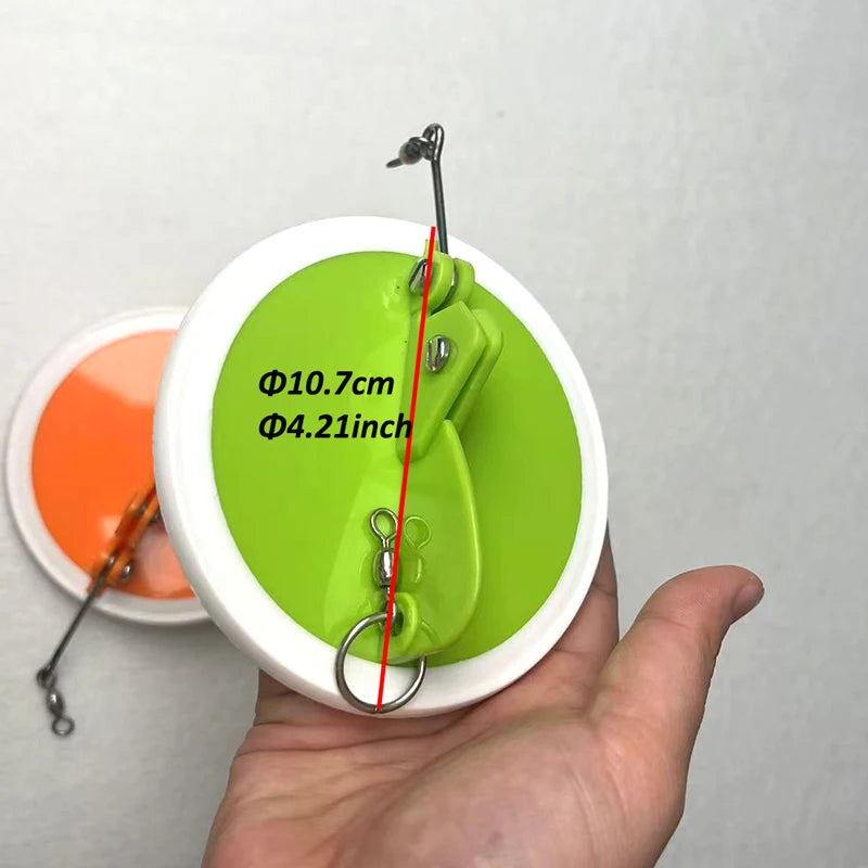 FISHINGFANS 10.7CM 4.2inch Dipsy Diver Sea Directional Fishing Accessory Adjustable trolling disc Diver disc