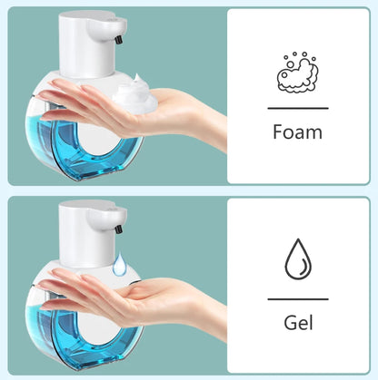 New Wall Mounted Automatic Soap Dispenser Foam Smart Hand Washing Machine 500ml Liquid Rechargeable Bathroom Induction Sensor