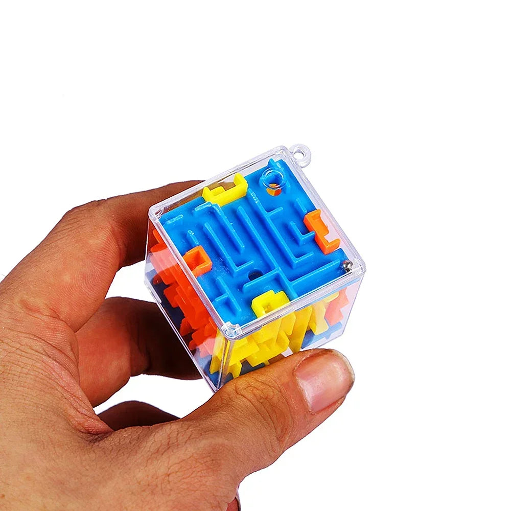 Fun 3D Cube Rolling Beads Maze Toys Boys Girls Birthday Wedding Guest Gift Giveaway Gift Stress Reliever Toys