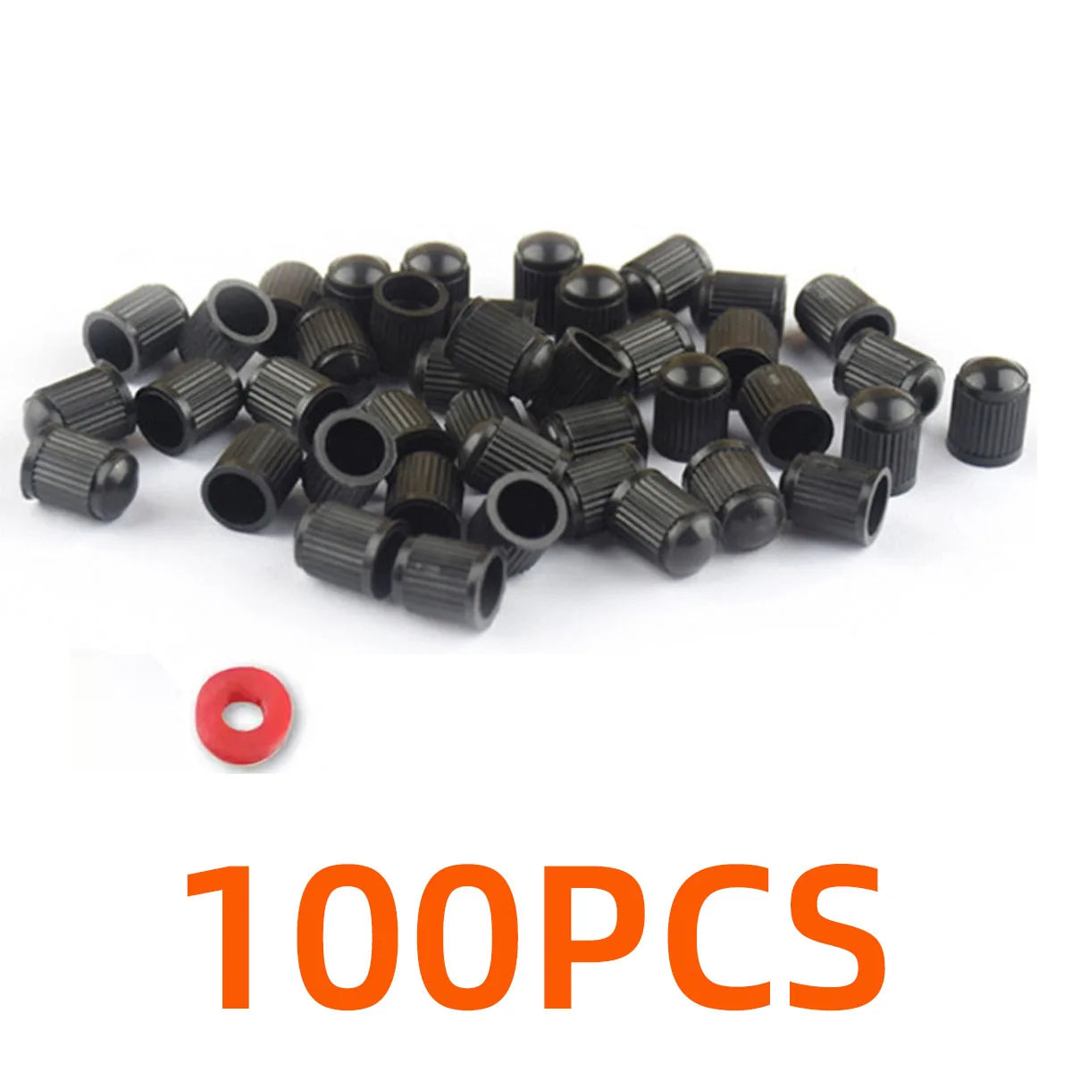 PINMOAP Valve Cap Tire Valve Dust Cover With Built-In Seal Suitable For Universal Valve Caps For Automobiles Motorcycles Bicycle