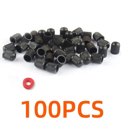 PINMOAP Valve Cap Tire Valve Dust Cover With Built-In Seal Suitable For Universal Valve Caps For Automobiles Motorcycles Bicycle