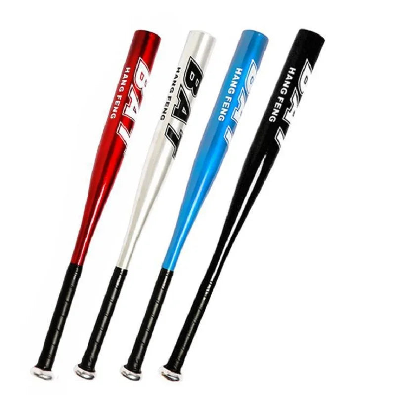 20-inch Aluminum Alloy Baseball Bat Set with Softball Gloves - Four Piece Outdoor Sports Equipment Home Self-Defense Tool
