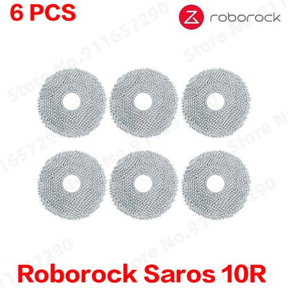 Roborock Saros 10R Spare Parts Main Side Brush Hepa Filter Mop Cloth Dust Bag Accessories Robot Vacuums Kit