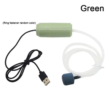 Aquarium USB Air Pump Fish Tank Silent Air Compressor Aquarium Portable Mini Oxygenator Oxygen Aerator Aquarium Accessories 5v