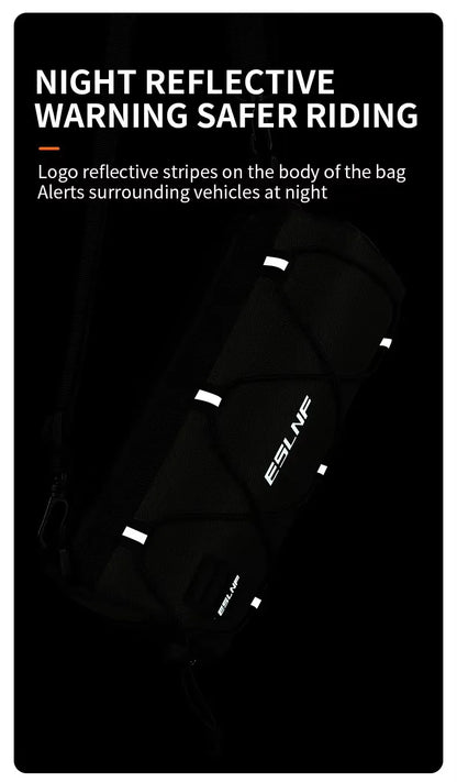 Waterproof Road Bicycle Handlebar Bag Multifunctional MTB Front Tube Bag Portable Frame Pannier Outdoor Shoulder bag