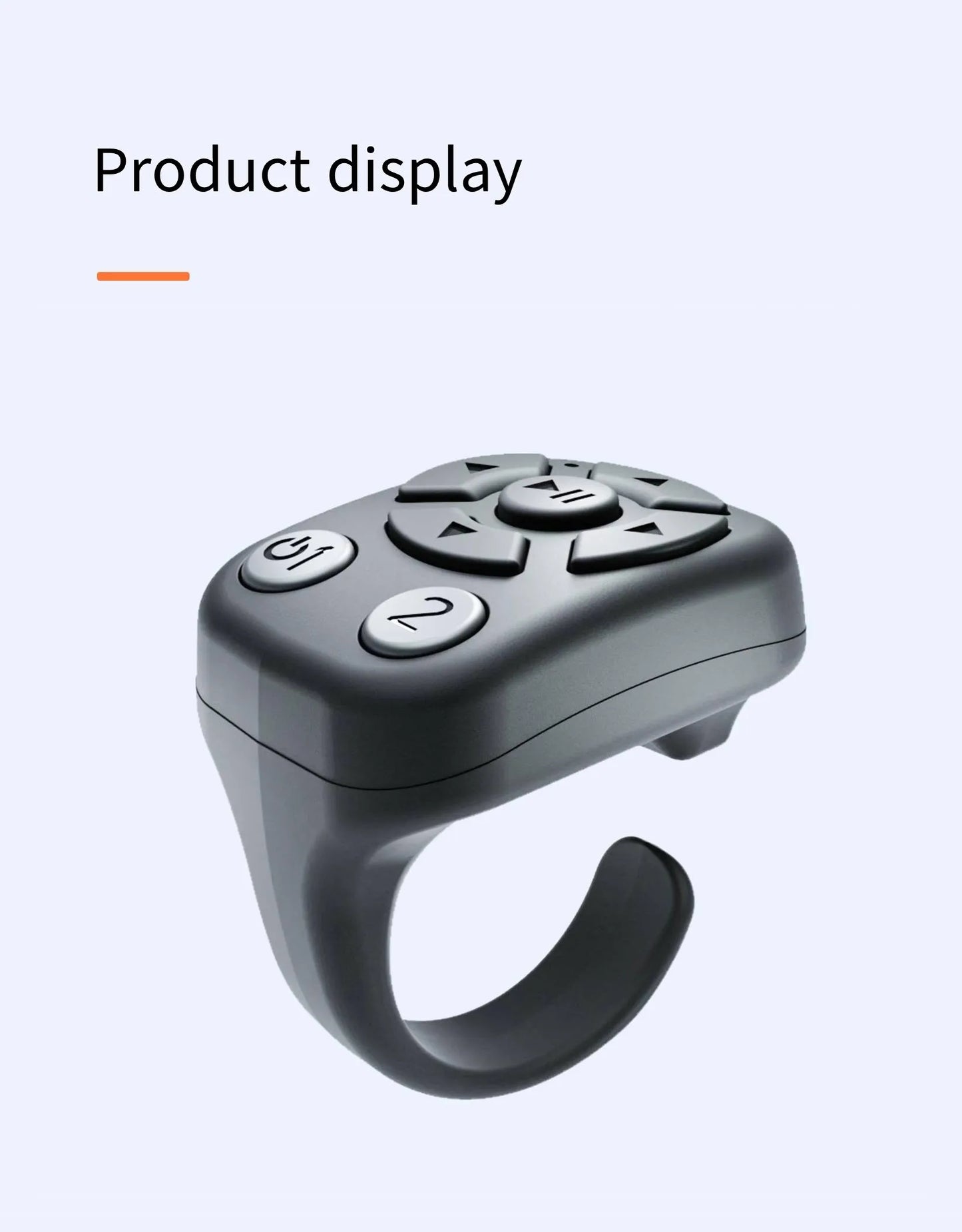 Wireless Automatic Clicker Remote Control Page Turner Continuous Click Device for eBooks Wireless Selfie Button Scroll Function