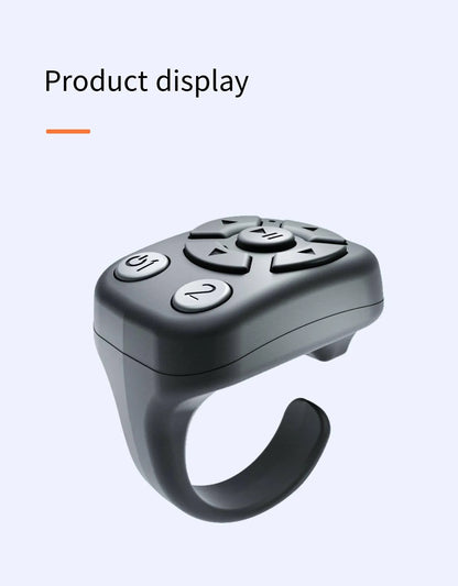 Wireless Automatic Clicker Remote Control Page Turner Continuous Click Device for eBooks Wireless Selfie Button Scroll Function