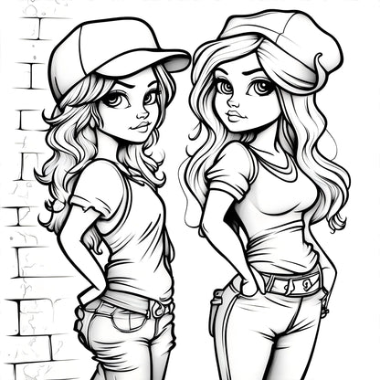Joint Graffiti Colouring Book Adult Picture Book