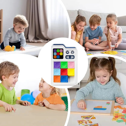 Huarong road LCD Sliding Magnetic Thinking Logic Electronic Puzzle Building Blocks Puzzle Stress Relieving Toy gifts for kids